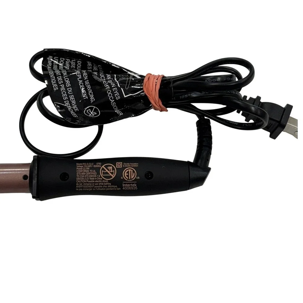 FoxyBae‎ 1 Inch Curling Wand Black Rose Gold Hair Curler Iron 25mm